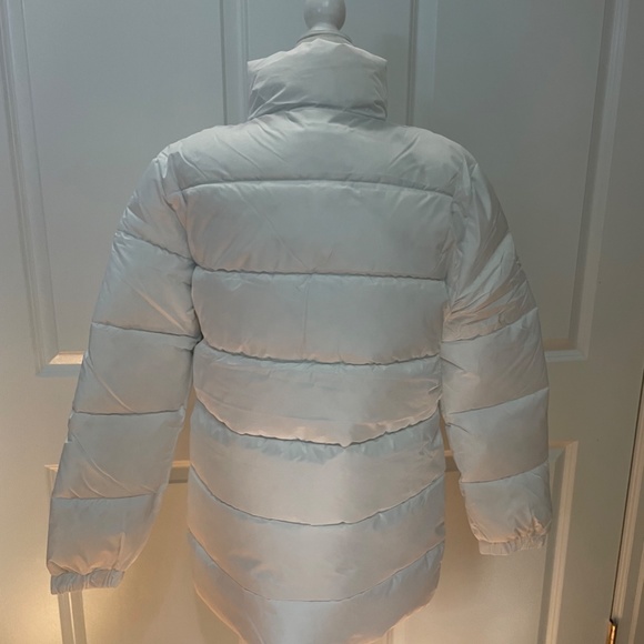 Women's Longline Sports Water Repellent Puffer Jacket from SUPERDRY - Picture 4 of 12